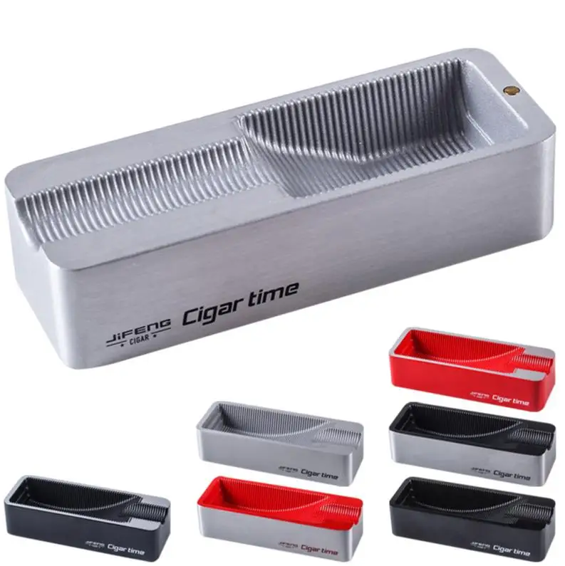 

Dual use ashtray with cigarette tank cigar fitting Portable ashtray travel cigar holder