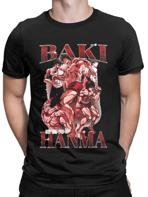 Baki the Grappler T Shirt Baki Hanma Manga Yujiro Hanma Baki Anime Shirt