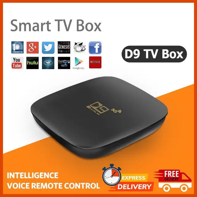 Android TV Box 4K HD Smart TV Box 16GB+256GB 2.4G WIFI Android Media Player  Set-Top TV Box Android