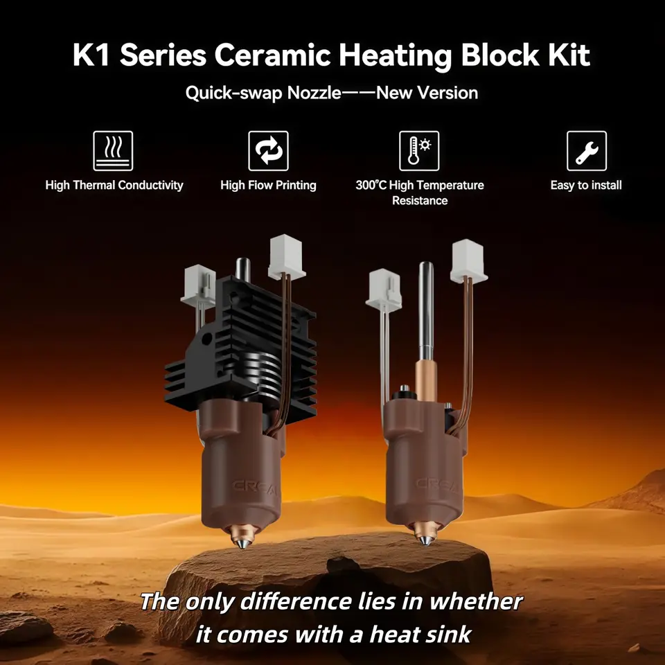 Creality 2025 New Version K1/K1C/K1Max Hotend PCBA Adapter Board_T9_GD32F303CBT6 and K1 Series New Version Hotend Upgrades Kit image 2