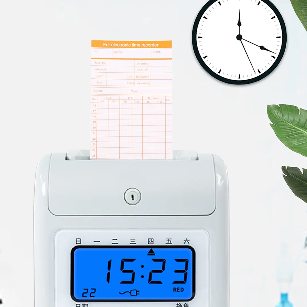 Attendance Design Payroll Recorders Employee Time Clock Office Supplies Punching Office Supplies Records