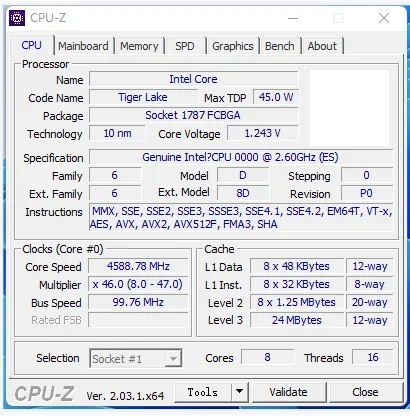 ERYING 게이밍 PC 마더보드 RAM 콤보 인터포저 0000 ES 2.6GHz(키트 참조 i9 11980HK i9 11900H)+2개 RAM DDR4 16GB 3200M