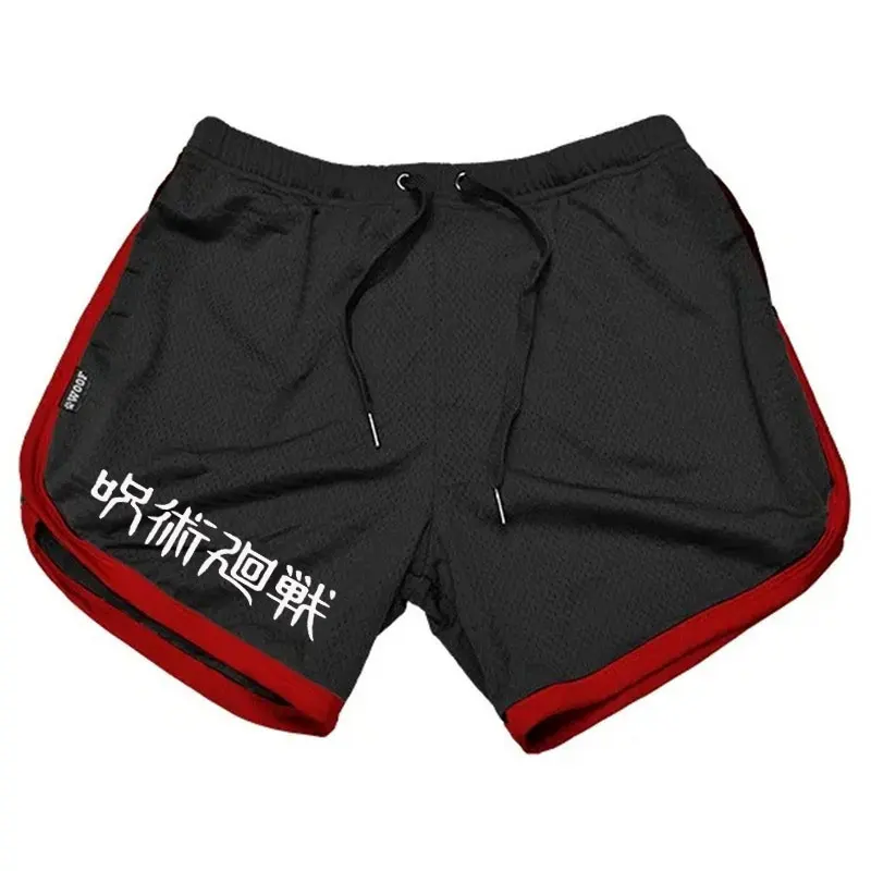 

Anime Jujutsu Kaisen Sports GYM Shorts Pants Summer Mesh Loose Men's Boxers Hombre Shorts Fashion Youth Beach Short Pants