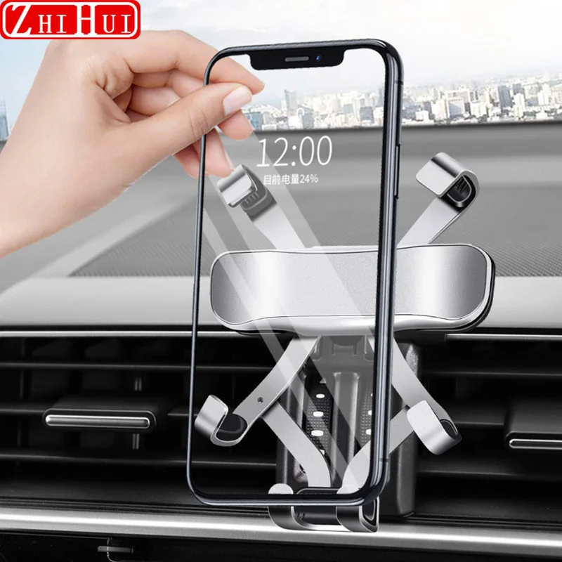 Car Styling Mobile Phone Holder For Toyota RAV4 2013- Air Vent Mount Gravity Bracket Stand Accessories