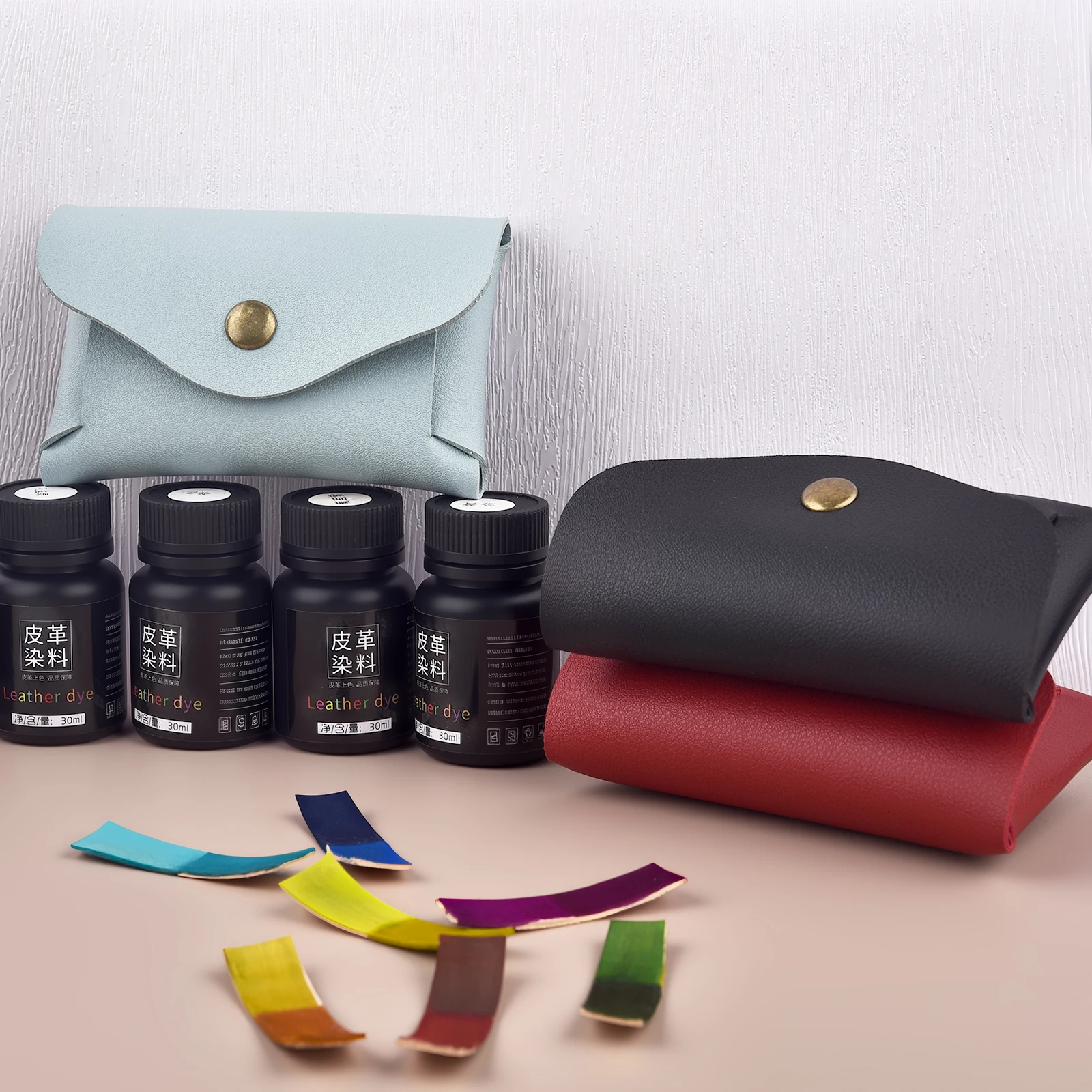 Leather Coloring Pigment Dye Liquid 30ml/Bottle 16colors Leather Repair Car Seat Bag Shoes