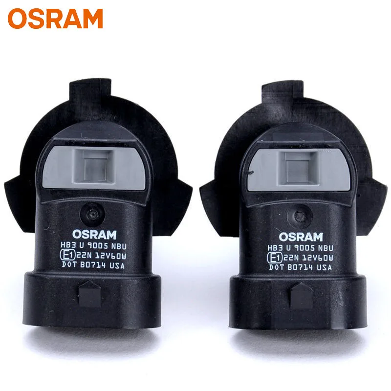 OSRAM Night Breaker Unlimited HB3 12V 60W 9005 Car Halogen Head Light P20d Upgarde Turbo 110% Bright White Bulbs 9005NBU, Pair 5