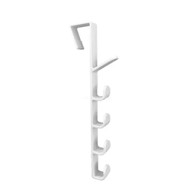 1 pièces crochet en plastique porte d'armoire support suspendu Gadgets supports étagères de bureau ustensiles de cuisine organisateur de rangement accessoires de salle de bain 5