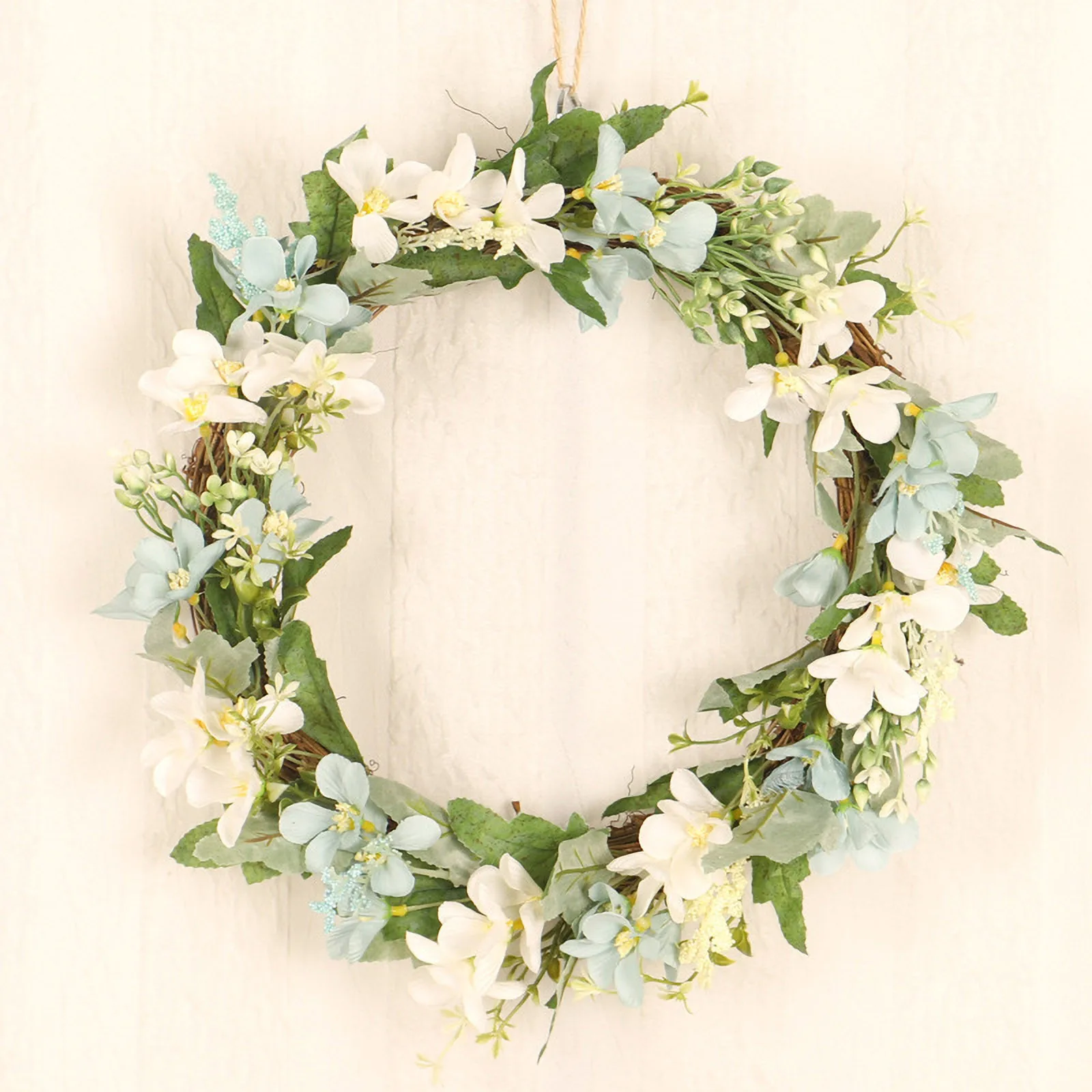 

Leaves Artificial Simulation wreath Holiday Decoration Rattan Circle Simulation Outdoor Vases for Flowers