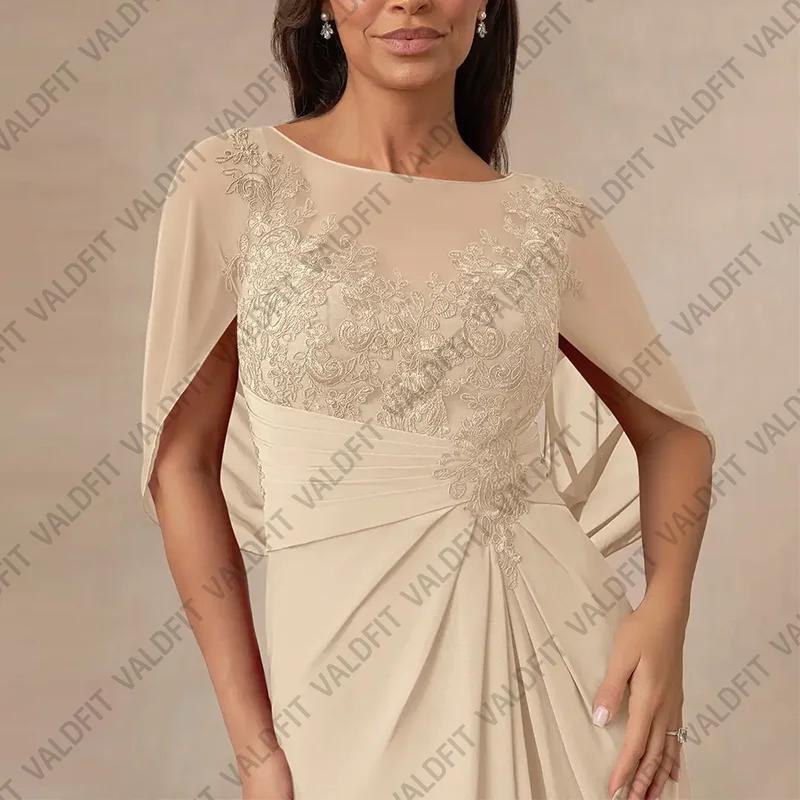 Long Chiffon Mother of the Bride Wedding Dresses