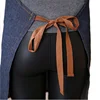 Antifouling Denim Aprons for Women, Unisex Uniform, Denim, Cowboy, Simple Chef Cooking Aprons, Hot 5