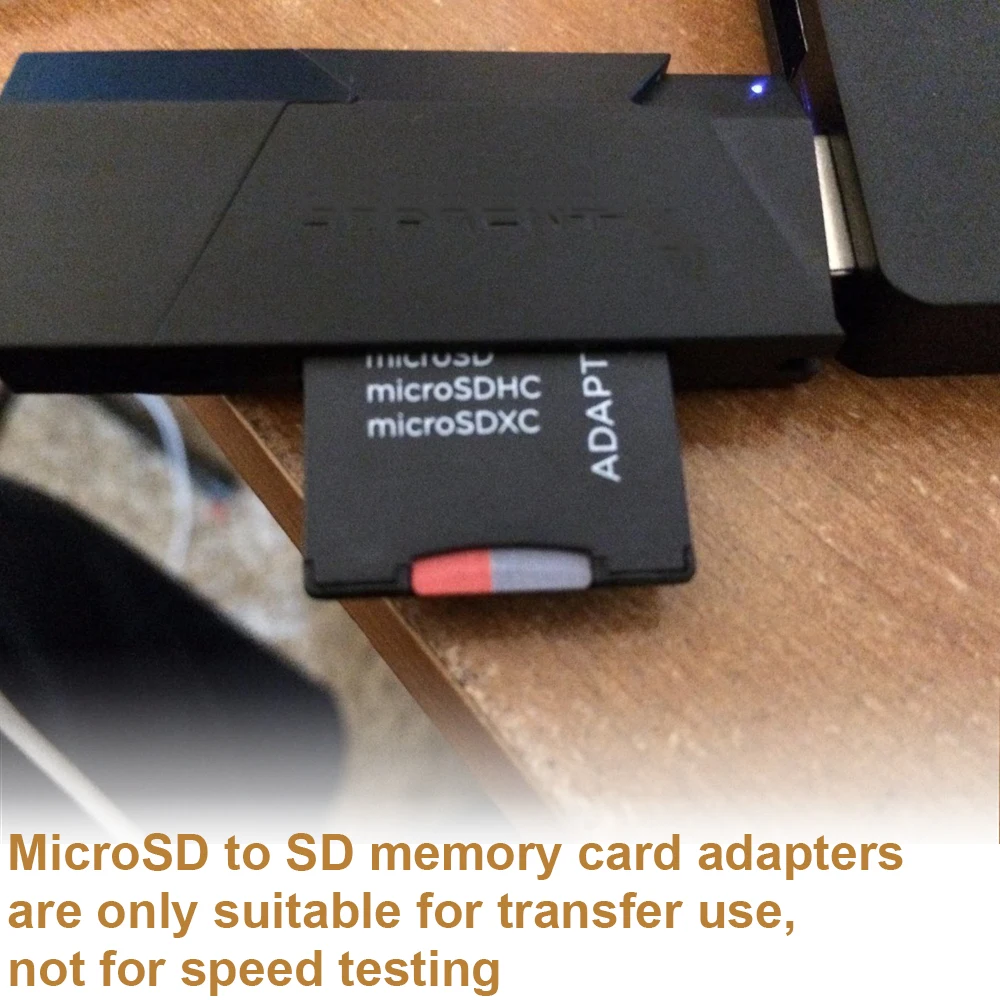 SanDisk MicroSD to SD Memory Card Adapter MobileMate Duo Adapter TF Card to SD Card microSD Reader for Loptop Camera Converter