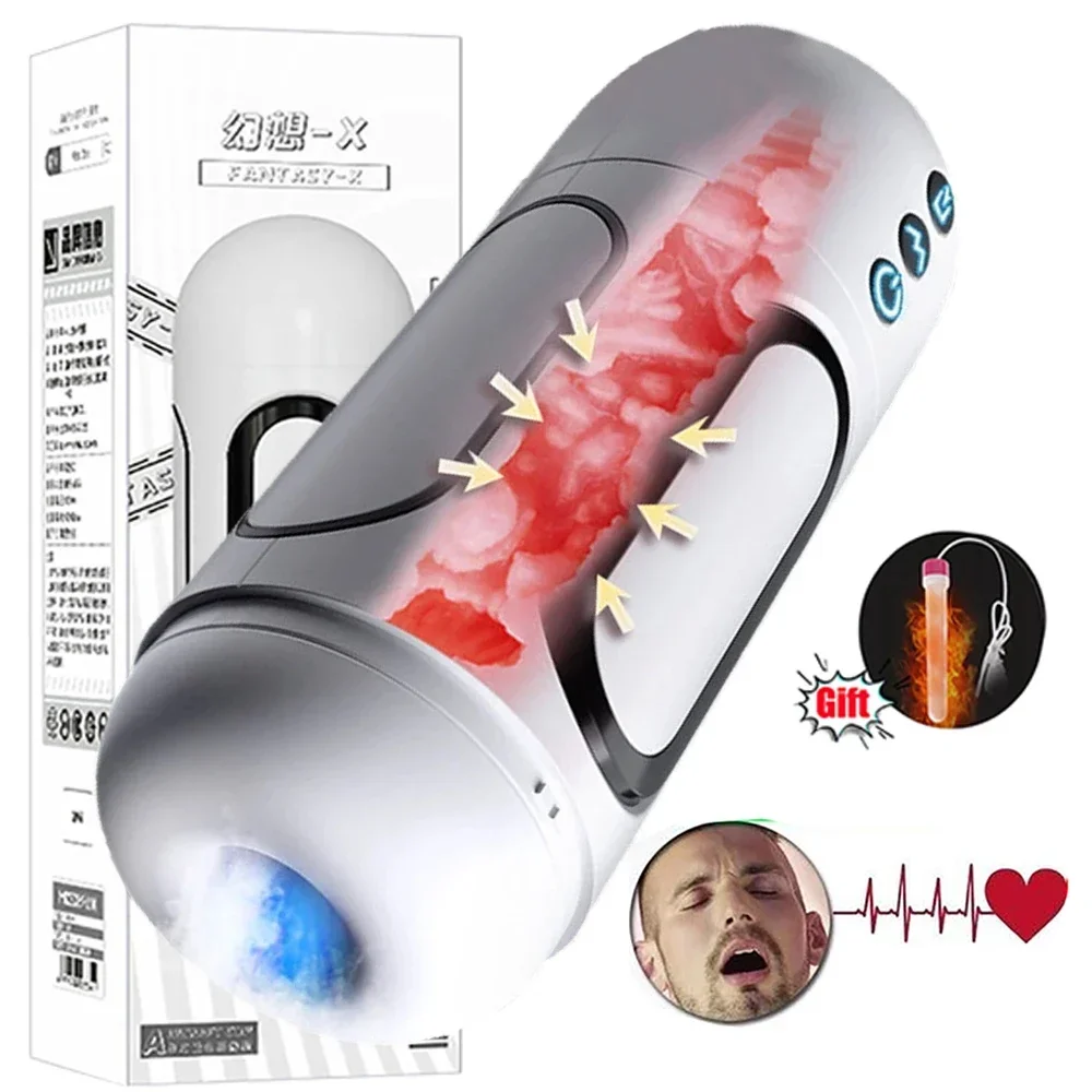 Sex Toy Male Masturbation Cup 56 Modes Sucking Vibrator Male Masturbator Cup Masturbation Machine Pussy Vaginas Sex Toys for Men Adults 18 Sexy Toys