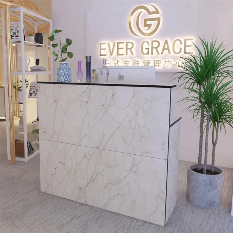 

Retro Bar Clothing Store Cashier Desk Hairdressing Catering Shop Front Desk Beauty Institute Counter Reception Office Furniture