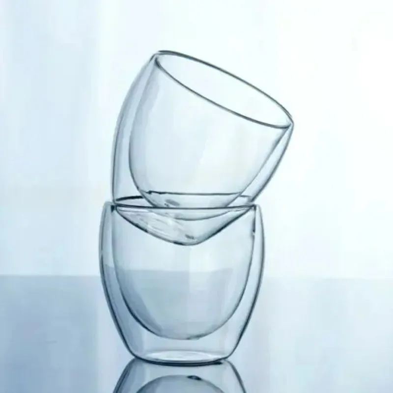 150-450ML Glass Coffee Mug Double Wall Insulated Thermal Tea Cup Double Layer Glass coffee cup tea cup coffee mug