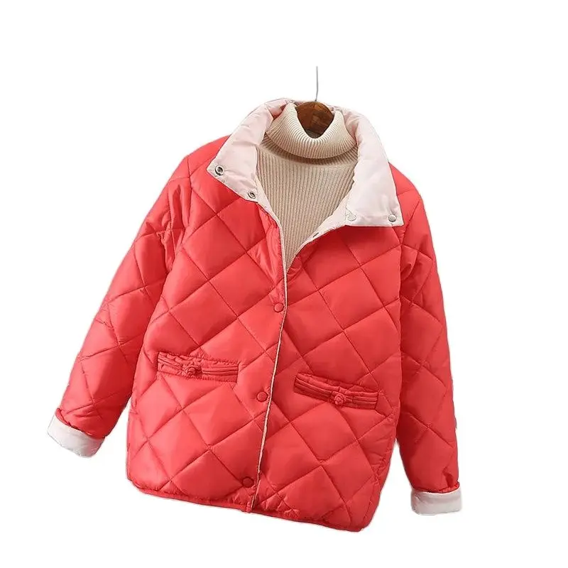 

2023 NEW Women's Cotton-Padded Clothes Fashion Thin And Light Down Cotton Jacket Winter Coat Parkas Korean Outerwear Female