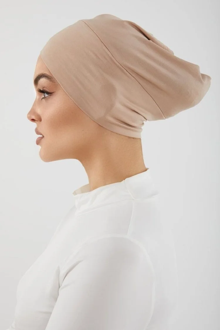 

Готов к ношению, внутренняя шапка, хиджаб для женщин, мусульманский однотонный платок, хиджаб, нательная шапка, шарф, тюрбан, шапка, мусульманский хиджаб, головной убор