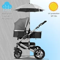 Parasol universel pour landau de bébé, pare-soleil réglable, pare-soleil Uv pour poussette, accessoires, pare-soleil, articles de Parasol portables 3