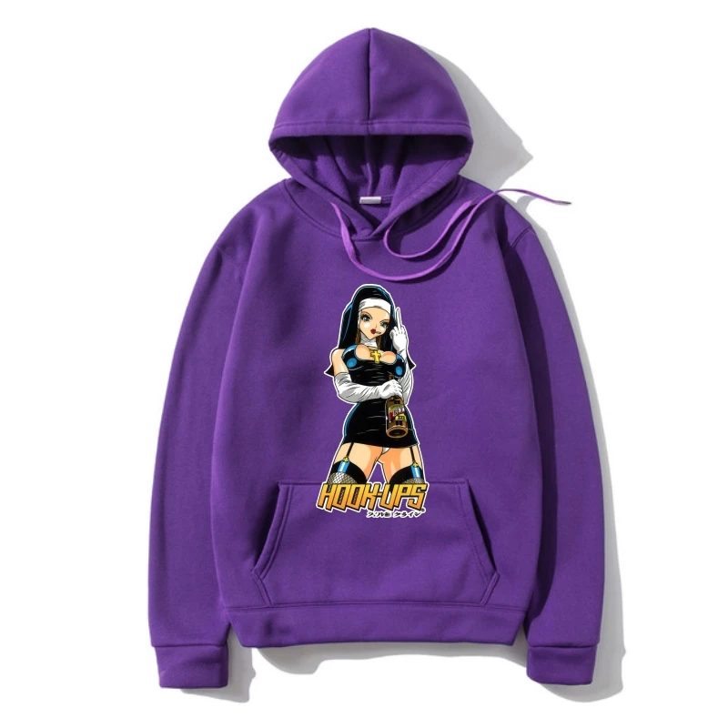 

New Hook-ups Sexy Girls Anime Black Hoody Outerwear Astrid44 Cartoon Outerwear men Unisex New Fashion SweatSweatshir free shippi