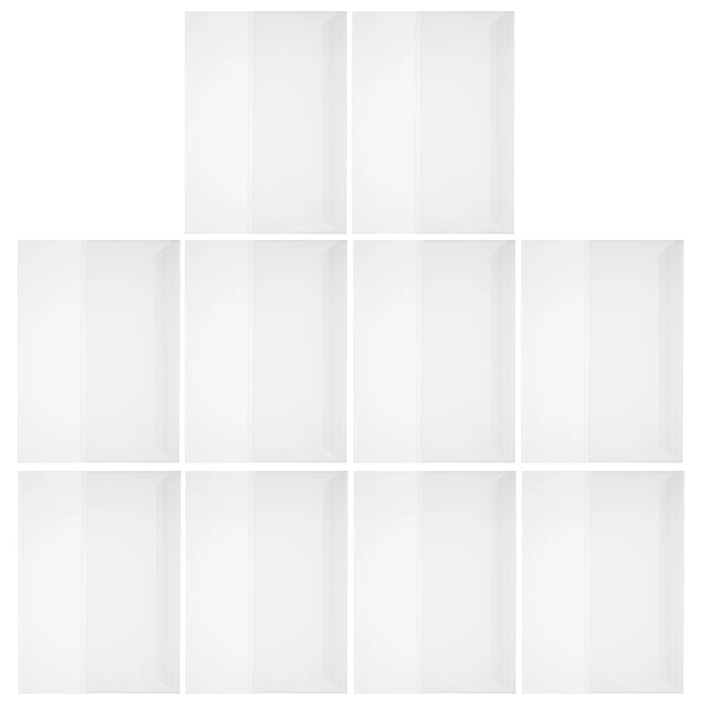 

10 Sheets of Book Sleeve Protection Film Thick Book Sleeve Cover Book Sleeve Protective Cover A4 Size Book Sleeve Cover