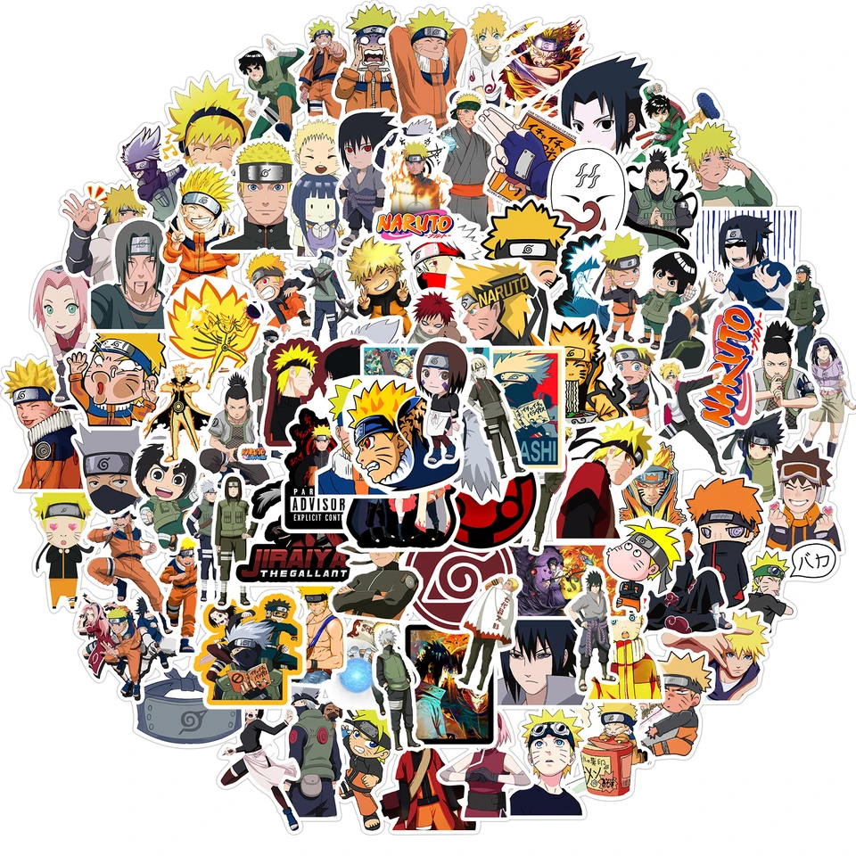 Naruto Sticker Pack ⭐️ Sticker Pack includes 50 qty - Depop