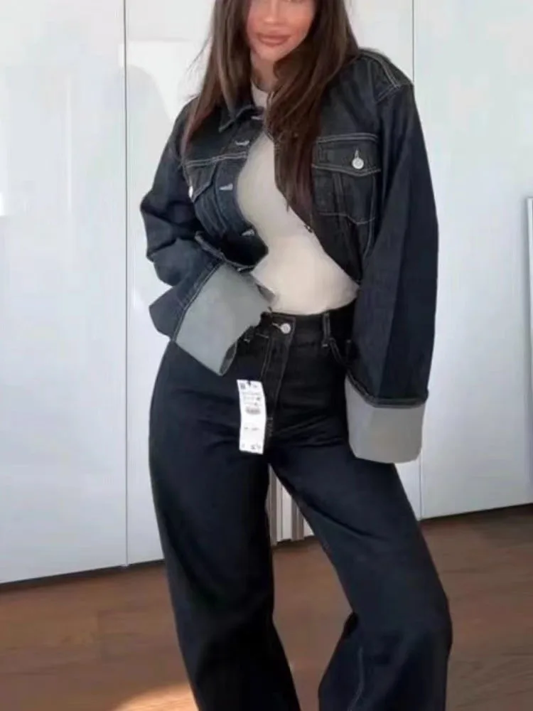 Women's Denim Jacket Jeans For Women Trousers Traf Women's Pants Women's Denim Jacket Jackets For Women 3