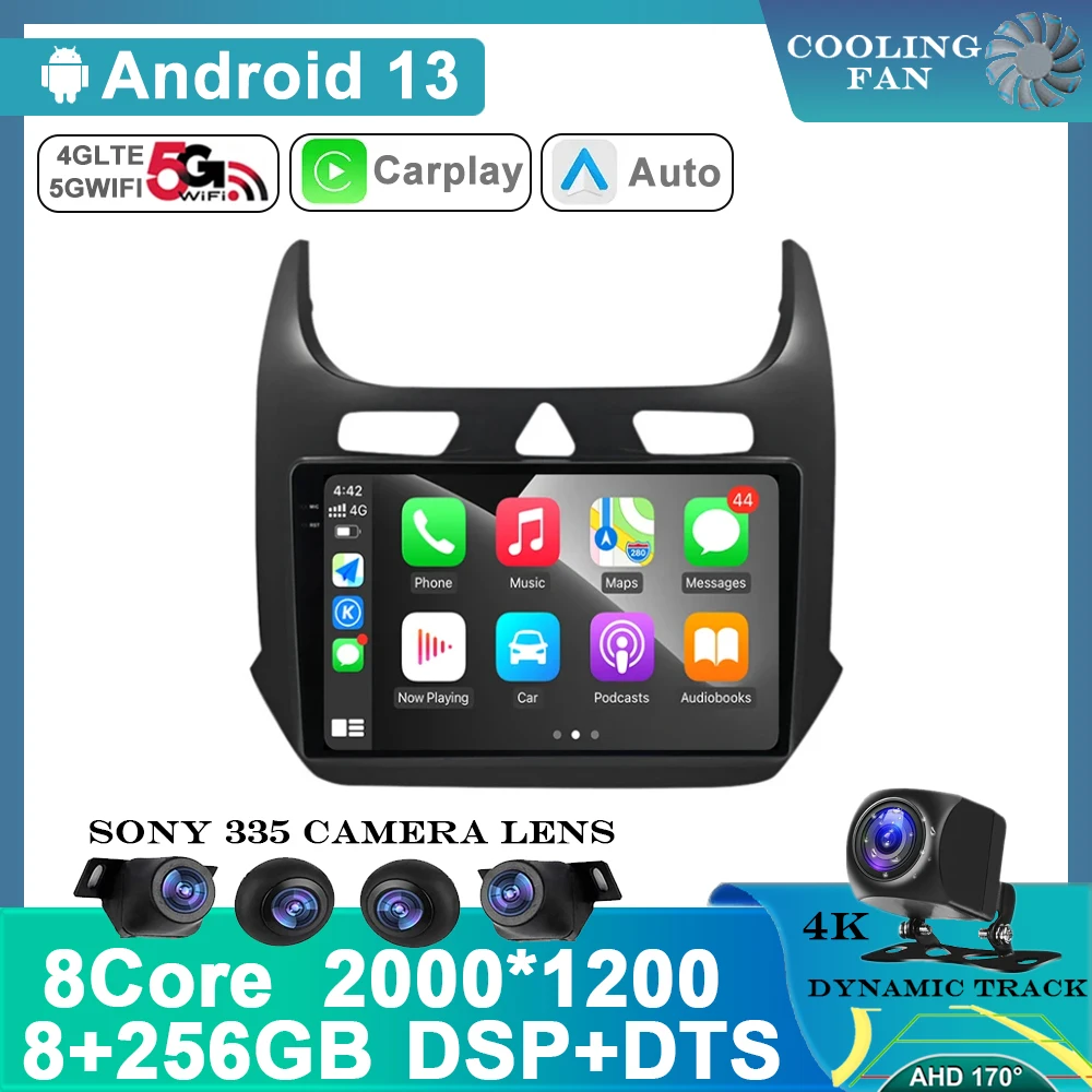 

For Chevrolet Cobalt 2 2011-2018 Car Radio Multimedia Player GPS 4G WIFI Android 13Navigation 4G DSP Carplay Android Auto DVD