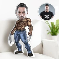 Customizable pillows and cushions Custom Face Pillow Personalized Wolverine Pillow Gifts Superhero Doll Custom MinIMe Pillow 1