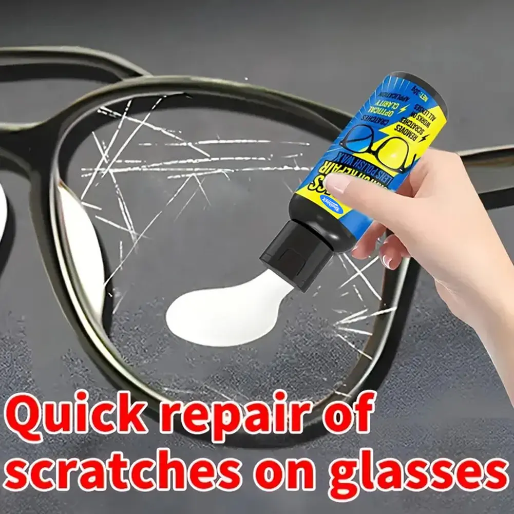 30 g Kratzerentferner für Brillen, Brillen, Kratzreparaturmittel, Linsenreiniger-Spray für Autoglas, Brillen, Uhren, Bildschirme – Detail 4
