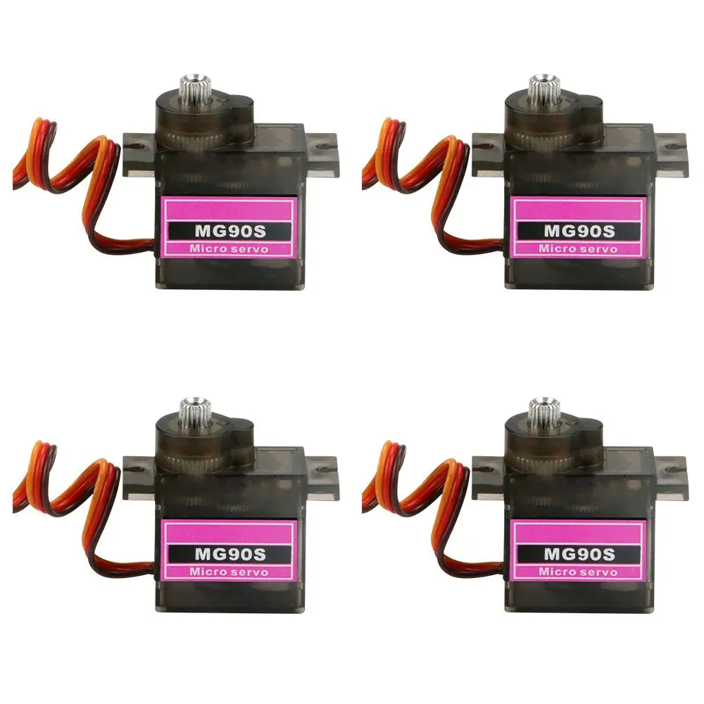 2Pcs Micro 9G Trex 450 Rc Robot Plane Boat Car Metal Gear Versione Aggiornata Mg90S 9G Servo