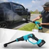 Cordless Pressure Washer Portable Power Washer Handheld High-Pressure Car Washer Gun for Home for Makita 18v Battery 4