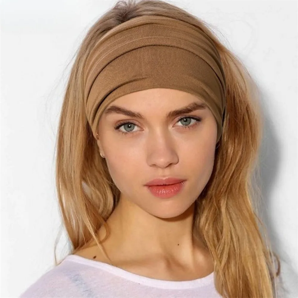 Bohemian Chic Elastic Hairbands - Stylish & Breathable Accessory
