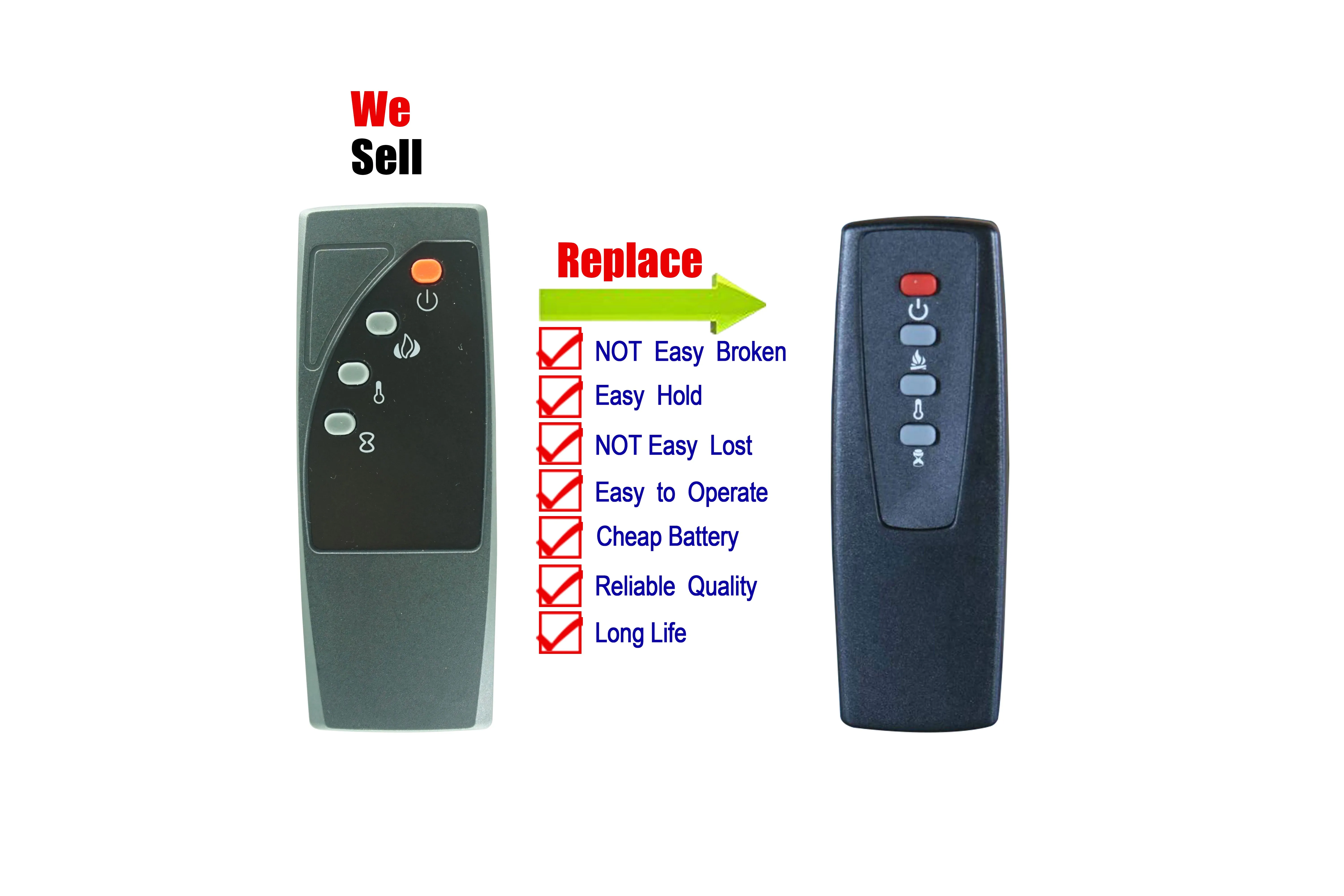 Remote Control For Duraflame CFI-5010-02 CFI-5010-03 CFI-5010-04 CFI-550-42  CFI-550-44 DFI-5010 Electric Fireplace Heater - AliExpress