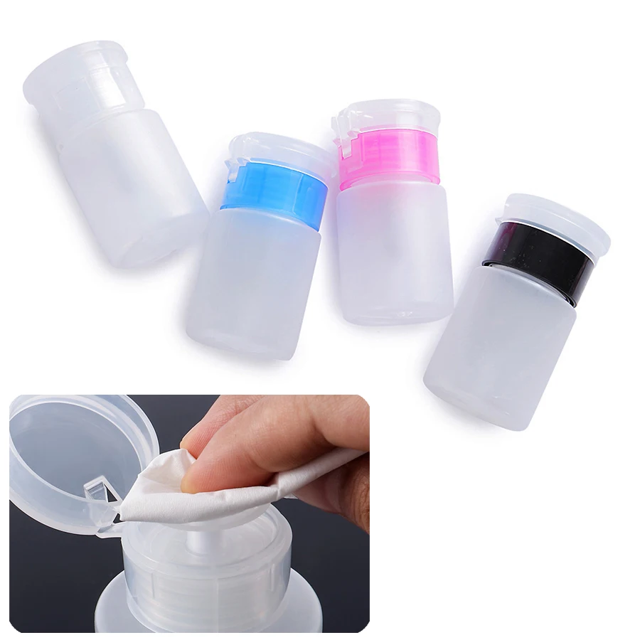 75ml Pump Dispenser, Empty Pressurized Bottle for Makeup Remover, Nail Polish Remover and Acetone Liquid 6