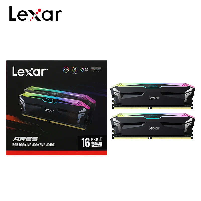 Lexar Mémoire PC Ares DDR4 RGB 3600 Kit 32Go