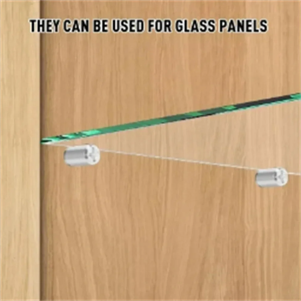 50Set Self Tapping Screw Layer Plate Holder Wardrobe Septum Brackets Fixed Screw Shelf Support Pegs with Non-Slip Sleeve