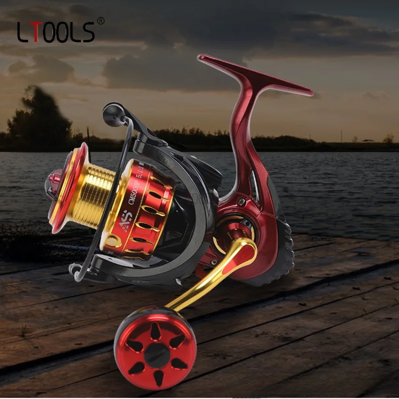 Spinning Fishing Reel 6-10KG Max Drag 5.1:1 High Speed 5+1BB Smooth and  Fast Ultra-Light Fishing Reels Fishing Tools Pesca