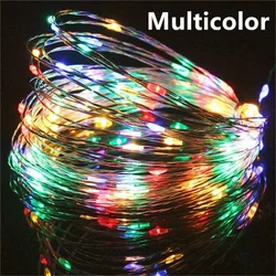 Enchanting Twinkle Fairy Lights - 10m Battery Operated String for Indoor Festival Decor (Multicolor)