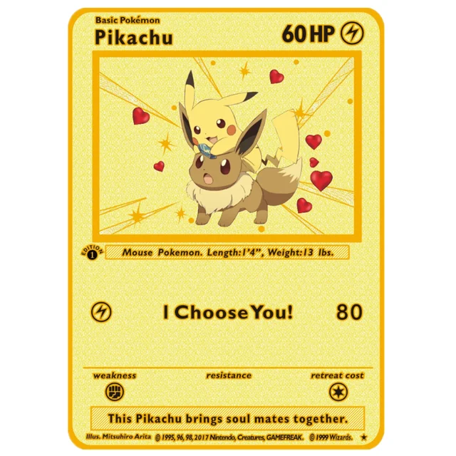 Brand New 27 Pokemon Metal English Kapikachu I Choose You GX EX Vmax Birthday Gift Collection Cards Super Game Anime Kids Toys J97