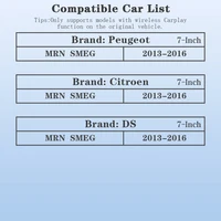 AUTOTOP Wireless CarPlay Android Auto Interface for Peugeot Citroen DS SMEG MRN 208 508 3008 5008 C4 C5 C8 DS3 DS4 DS5 Airplay 2