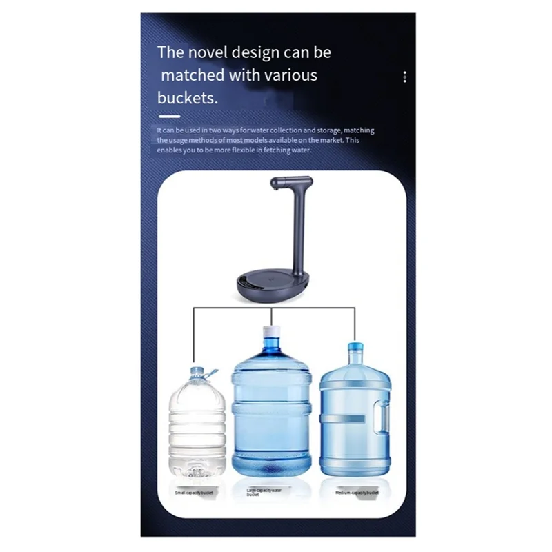 B64B-Bottled Water Pump Mineral Water Dispenser Electric Water Dispenser Automatic Water Pump Household