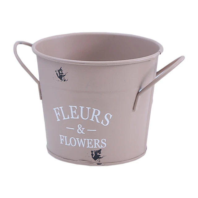 Vintage Elegáns Virág Váza Ón Kancsó Fém Vas Virágok Vödör Edények Otthoni Esküvői Party Kerti Dekoráció - Image 4