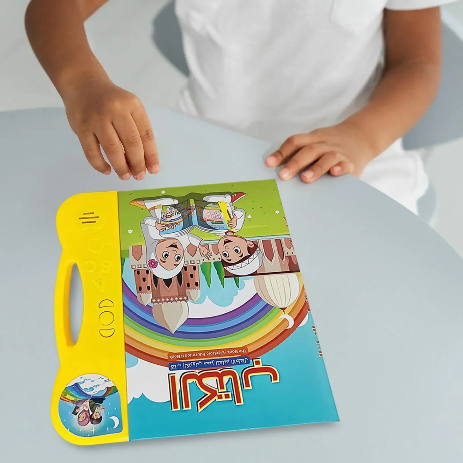 Arabic English Ebook Point Reading Waterproof Sound Hanging Book Children's Early Education Educational Toy Scrabble Letters 5
