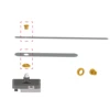 Clock Hands DIY Brass Nut Quartz Clock Movement Hands Copper Hardware Beads Repair Replacing 1