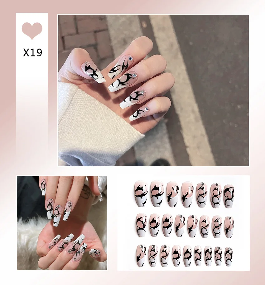 X19 Press On Nails