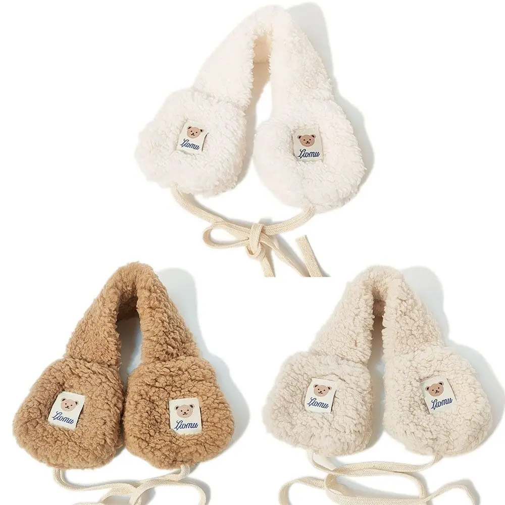 Women Winter Plush Earmuff Ear Warmer Adults Kids Tie Plush Earmuffs,warm earmuffs,fur earmuffs