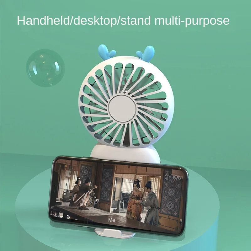 

Новинка 2024, портативный маленький вентилятор для дома и улицы, для офиса, для обучения, для рабочего стола, портативный Перезаряжаемый USB маленький вентилятор