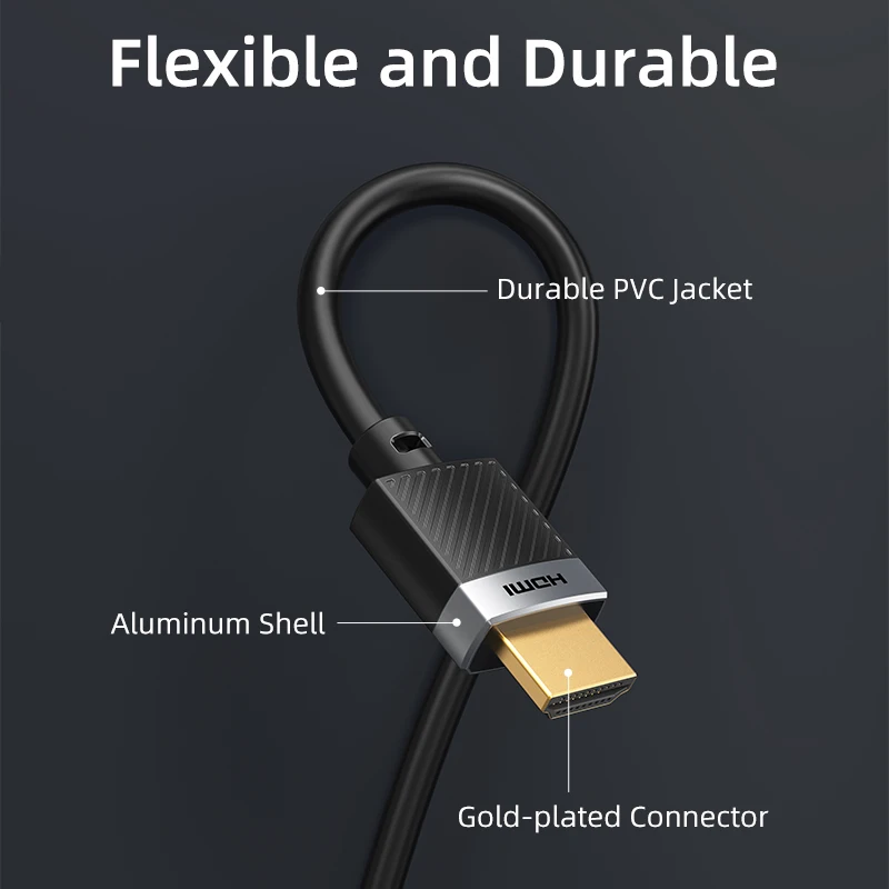 Premium 4K HDMI High-Speed Cable - 18Gbps, 60Hz