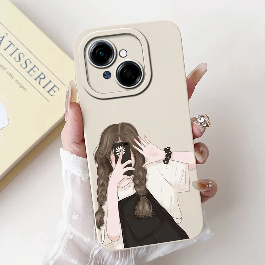 Cute Cartoon Soft Silicone Shockproof Phone Case with Bumpers