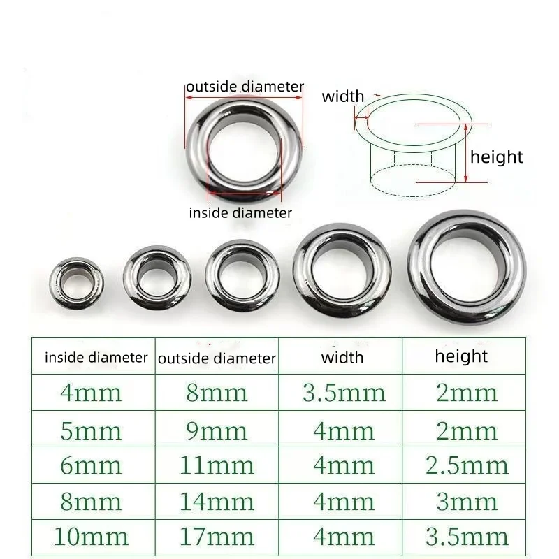 Metal Eyelets 100pcs For Scrapbooking Garment Clothes