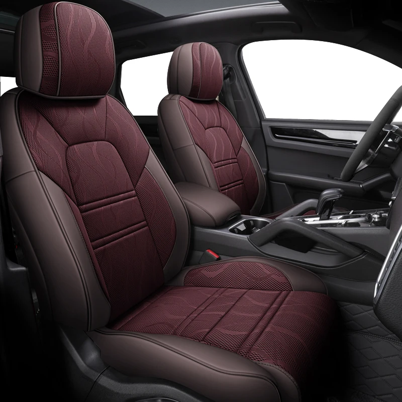 KADULEE Custom Leder Auto Sitz Abdeckung F r Renault Kadjar Koleos 